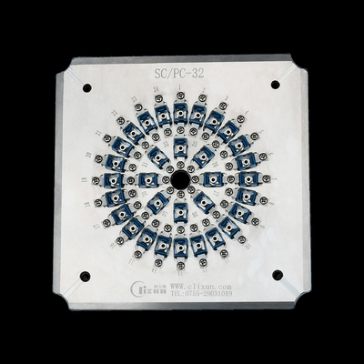 Verbindungsstück-Faser-Optikpolierplatten-Edelstahl S136 mit 32 Port-Sc/PC