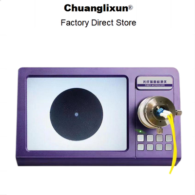 Bequeme Bedienung Purpurfaser-Inspektionsmikroskop mit 8&quot; FTF 800*600PIX-Display