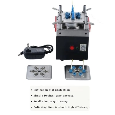 CLX-04E Schleifmaschine für Glasfaserpatchkabel SC FC LC ST Anschlüsser Tragbare Glasfaserschleifmaschine