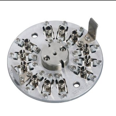 High Efficiency 12 Port ST UPC Fiber Optic Polishing Jig with 110*5mm Size and 3D Pass Rate ≥98%