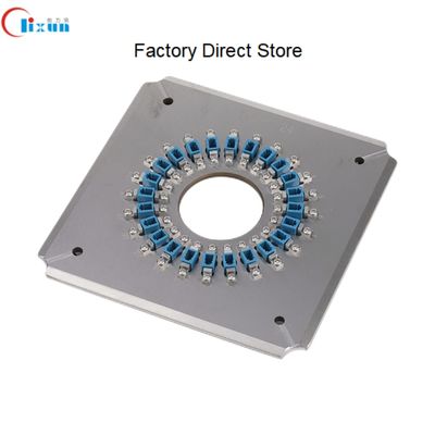 LC UPC Polishing Fixture with 1.5kg Weight 174mmx174mmx5.1mm Dimensions and 1 Year Warranty for Fiber Optic Polishing