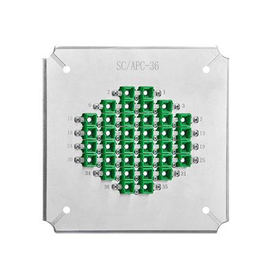 36 Positions SC APC Connector Fiber Optic Polishing Jig with Hardened Stainless Steel S2316 and APC Return Loss ≥60dB