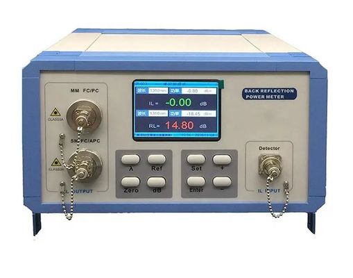 High-Precision Insertion Return Loss Tester mit 14,8 ~ 75 dB Messbereich und 0,25 dB Genauigkeit Glasfaser-Teststation
