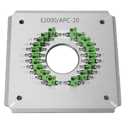 E2000/APC20 Port-Optische Faserpoliervorrichtung für FTTH-Anwendungen mit Edelstahl S136