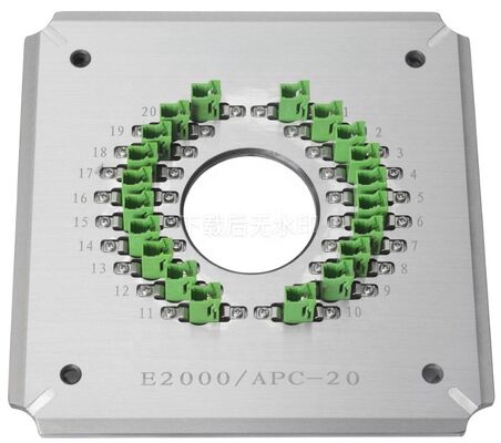 E2000/APC20 Port-Optische Faserpoliervorrichtung für FTTH-Anwendungen mit Edelstahl S136