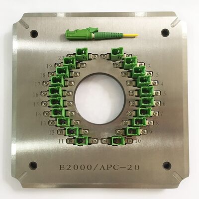 E2000/APC20 Port-Optische Faserpoliervorrichtung für FTTH-Anwendungen mit Edelstahl S136