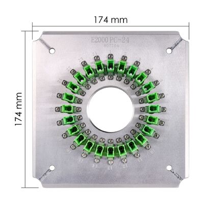 E2000/APC20 Port-Optische Faserpoliervorrichtung für FTTH-Anwendungen mit Edelstahl S136