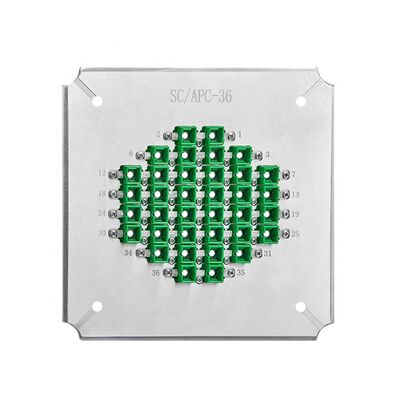 36 Positionen Glasfaserpoliergerät mit gehärtetem Edelstahl S2316 für APC Rücklaufverlust ≥ 60 dB