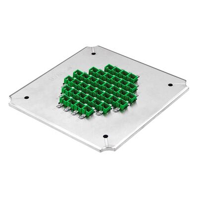 36 Positionen Glasfaserpoliergerät mit gehärtetem Edelstahl S2316 für APC Rücklaufverlust ≥ 60 dB