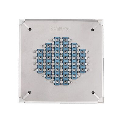 36 Positionen Glasfaserpoliergerät mit gehärtetem Edelstahl S2316 für APC Rücklaufverlust ≥ 60 dB