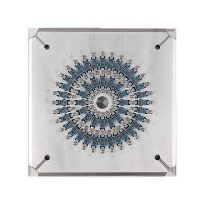 48-Ports LC PC Glasfaserpoliergerät mit gehärtetem Edelstahl für hocheffizientes Schleifen