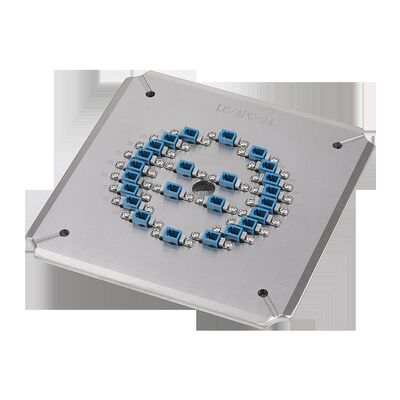 Universal LC APC 24-Positions Poliervorrichtung mit Edelstahl S136 für hocheffizientes Glasfaserpolieren