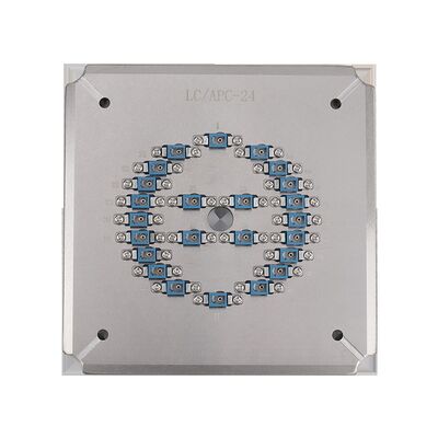 Universal LC APC 24-Positions Poliervorrichtung mit Edelstahl S136 für hocheffizientes Glasfaserpolieren