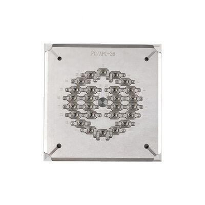 26 Port FC APC Glasfaserpoliervorrichtung mit gehärtetem Edelstahl S136 und unabhängiger Verdichtung