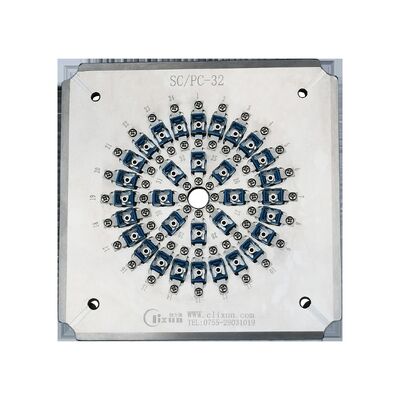 32 Lochverbindung SC/UPC Poliervorrichtung mit gehärtetem Edelstahl S136 Glasfaserpoliervorrichtung
