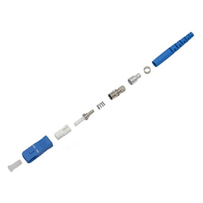 Blaue Faser-Verbindungskabel-Verbindungsstücke