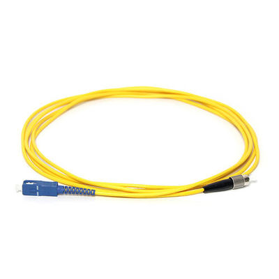 Faser-Optikverbindungskabel-Tropfen-Sc ROHS im Freien zu Fc-Verbindungskabel 3.0mm 2m