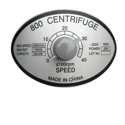 Verbindungskabel-Produktionsmaschine-Tischplattenhochgeschwindigkeitszentrifuge der Faser-400-4000Rpm