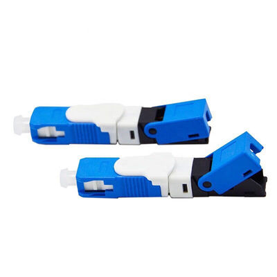 Plastikverbindungsstücke FTTH aus optischen Fasern, 2*3mm Schnellkupplungs-Faser-Optikverbindungsstücke