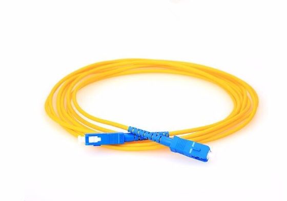 Militär-FTTH-Innenfaser-Optikverbindungskabel-Kabel mit männlichem Verbindungsstück Sc UPC