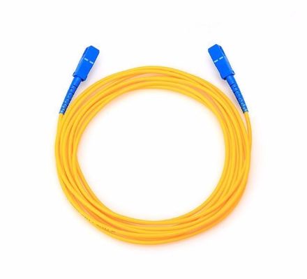 Militär-FTTH-Innenfaser-Optikverbindungskabel-Kabel mit männlichem Verbindungsstück Sc UPC