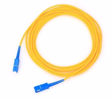 Militär-FTTH-Innenfaser-Optikverbindungskabel-Kabel mit männlichem Verbindungsstück Sc UPC