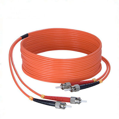 3.0mm CATV Faser-verkabelt Optikverbindungskabel-optischer Flecken St.-St. Millimeter OM3