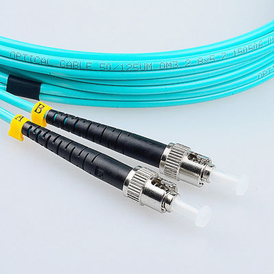 3.0mm CATV Faser-verkabelt Optikverbindungskabel-optischer Flecken St.-St. Millimeter OM3