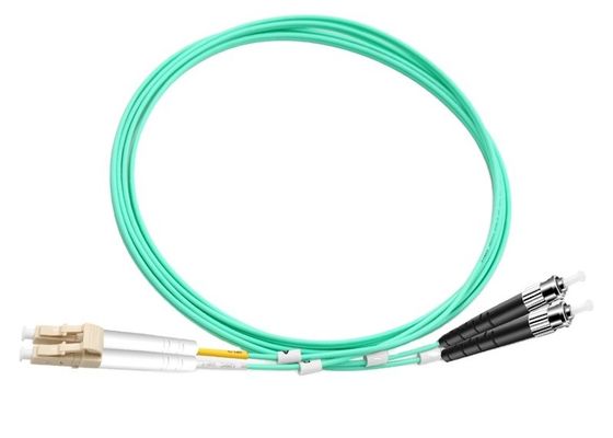 2.0mm 2m Duplex-Faser-Optikst. in mehreren Betriebsarten niedrigen Einfügungsdämpfung zur Lc-Verbindungskabel-OM3