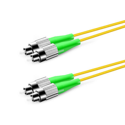 Simplexfaser-Optikverbindungskabel FC APC Inspektion 9/125 Zipcord für Netz FTTH FTTB FTTX