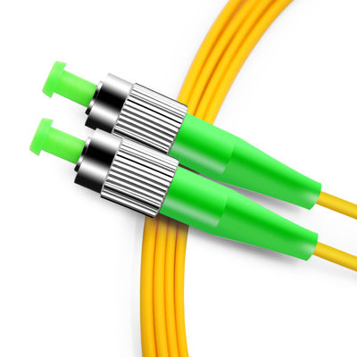 Simplexfaser-Optikverbindungskabel FC APC Inspektion 9/125 Zipcord für Netz FTTH FTTB FTTX