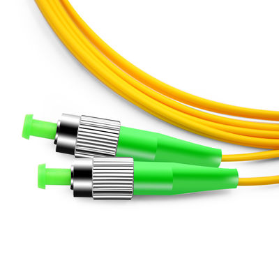 Simplexfaser-Optikverbindungskabel FC APC Inspektion 9/125 Zipcord für Netz FTTH FTTB FTTX