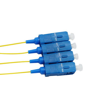 1m 0.9mm Duplex-Faser-Optikverbindungskabel-Sc Upc PVCs G652d Zopf-Kabel