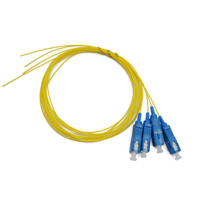 1m 0.9mm Duplex-Faser-Optikverbindungskabel-Sc Upc PVCs G652d Zopf-Kabel