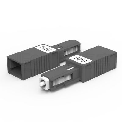 MU/UPC regelte Verbindungsstücke Ftth-Faser-Optikabschwächer-Monomode- 1dB 25dB