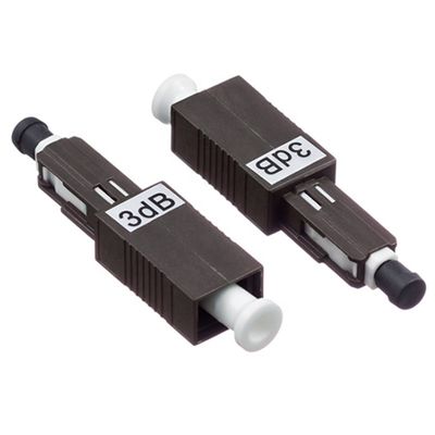 MU/UPC regelte Verbindungsstücke Ftth-Faser-Optikabschwächer-Monomode- 1dB 25dB