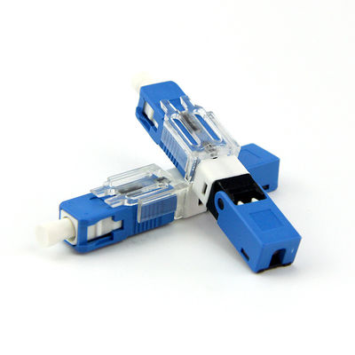 0.3dB Max Loss Optical Fiber Connector, Telekommunikation verkabeln schnelles Ftth-Kabel-Verbindungsstück