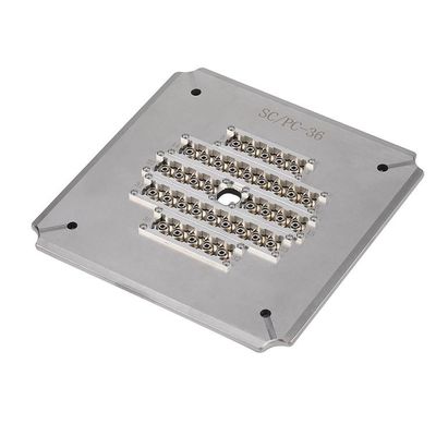 Hochdichte Glasfaserpolieren Jig, 36 Ports FC APC Connector Polieren Halter
